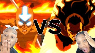 AANG VS FIRE LORD OZAI FIGHT | AVATAR The Last Airbender Reaction!