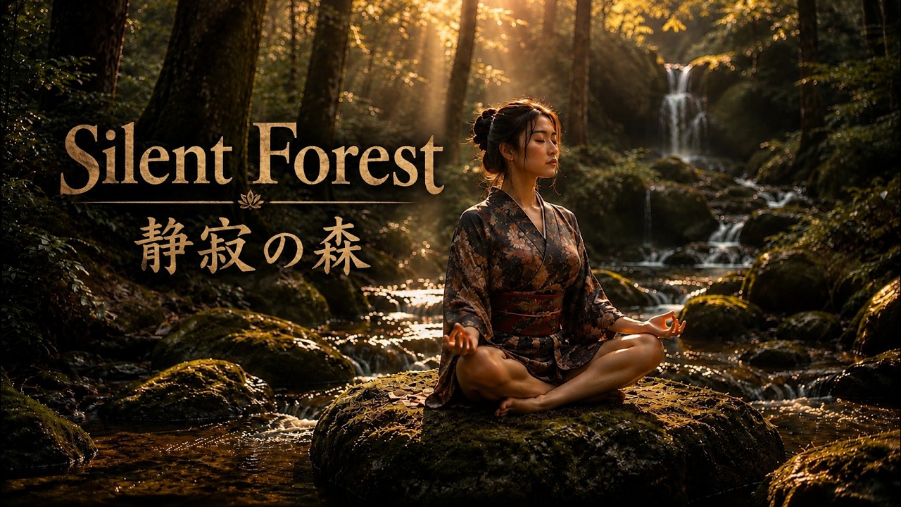 Silent Forest 静寂の森 | Japanese Meditation Music For Calm