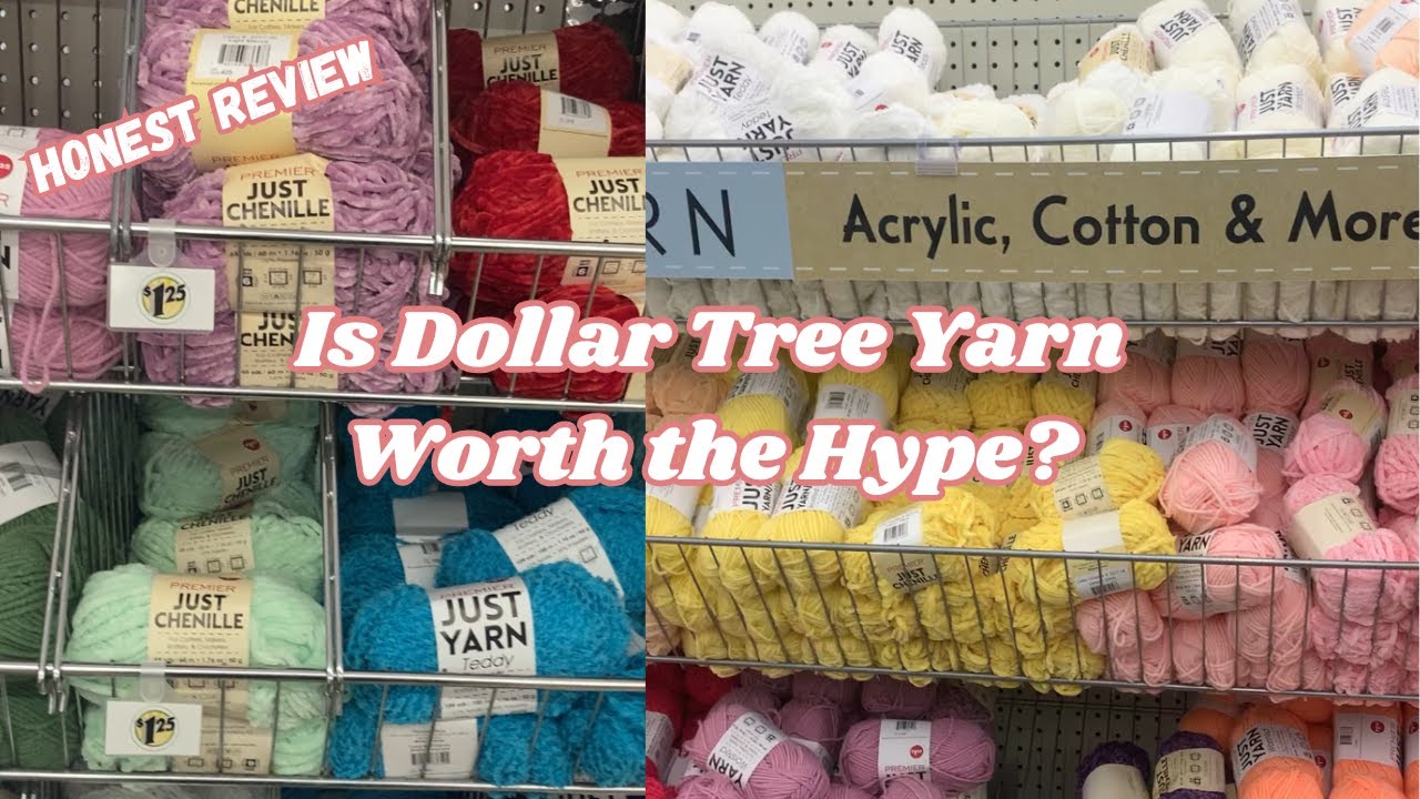 Обзор пряжи из магазина Dollar Tree: стоит ли она своих денег?