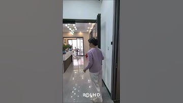 Cửa nhôm trượt quay 2 chiều ẩn bản lề