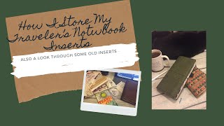 Traveler’s Notebook Insert Storage Solution