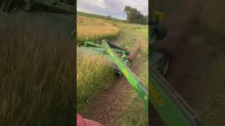 Cutting Tall Thick Hay With The Rock Block