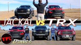 Can the 6.2liter Supercharged Chevy Jackal Finally CRUSH The Ram TRX In A Drag Race?