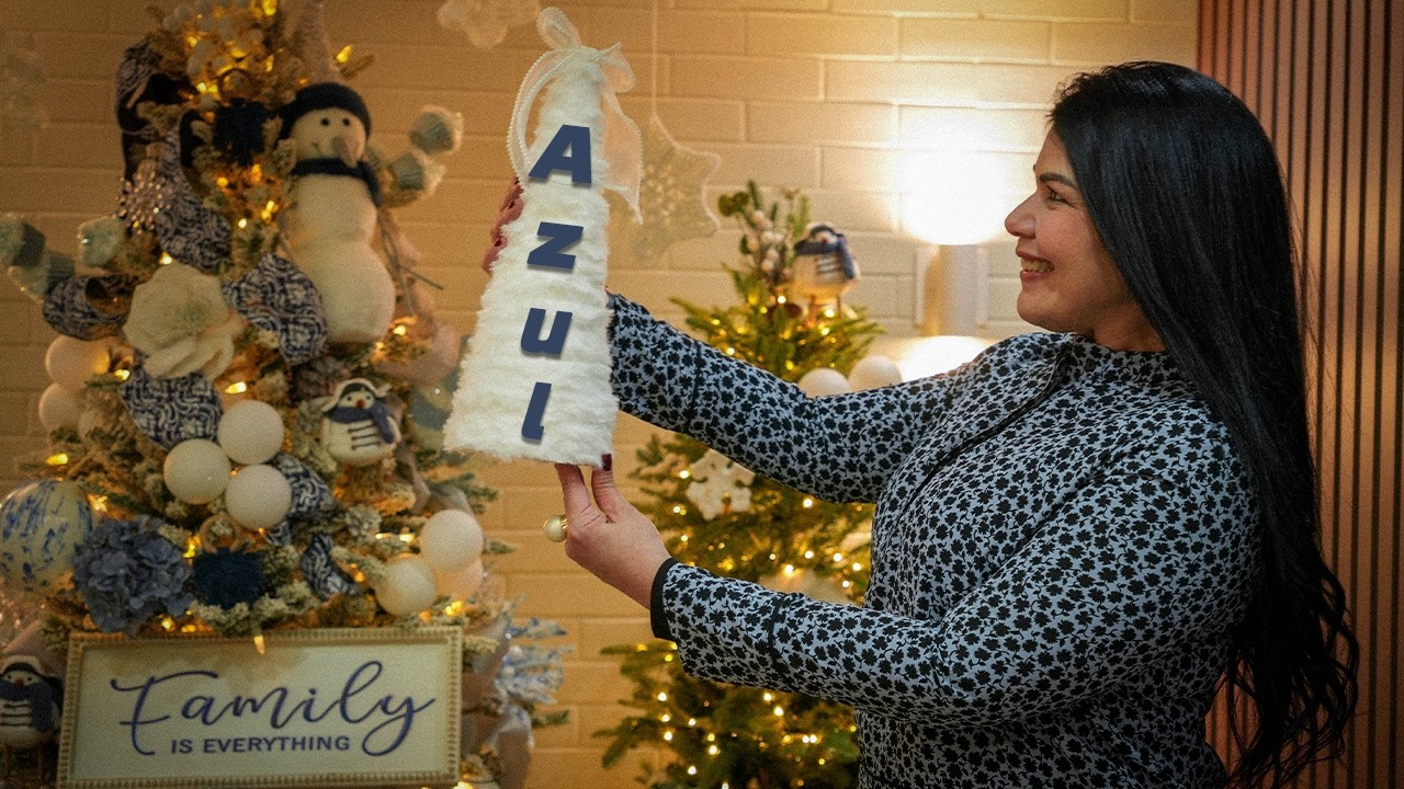 Como se ve ?  Una Decoración NAVIDEÑA color AZUL ❄️