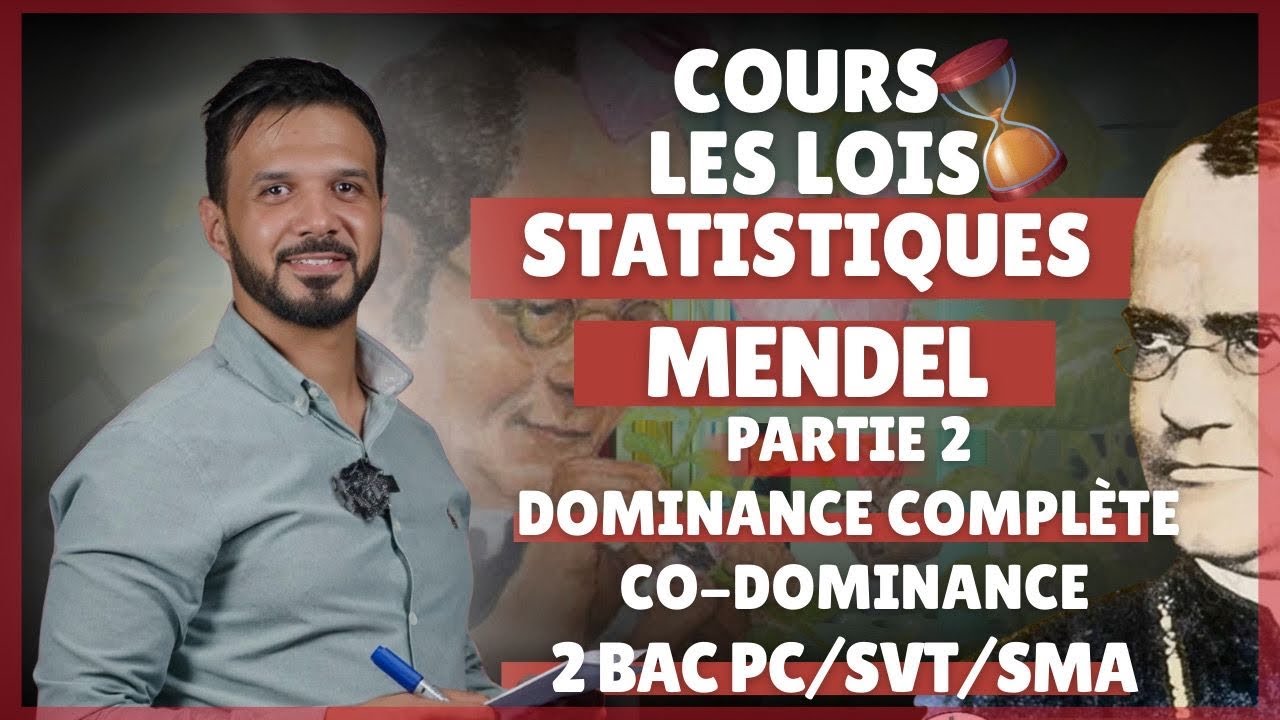 Les lois statistiques Monohybridisme partie 2 | Prof Hicham Dominance absolue et la Co-Dominance