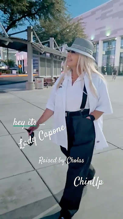 When Lady Capone  213 from  Raised by Cholas 213  walks by #foryou #welcome #oldschool #chola #fyp