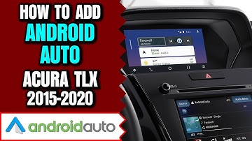 Acura TLX Android Auto - Add Android Auto Apple CarPlay to Acura TLX 2015-2020 HDMI Input NavTool