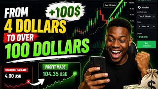 "From $4 to over $100" The only trading bot you need in Deriv.  Profile
