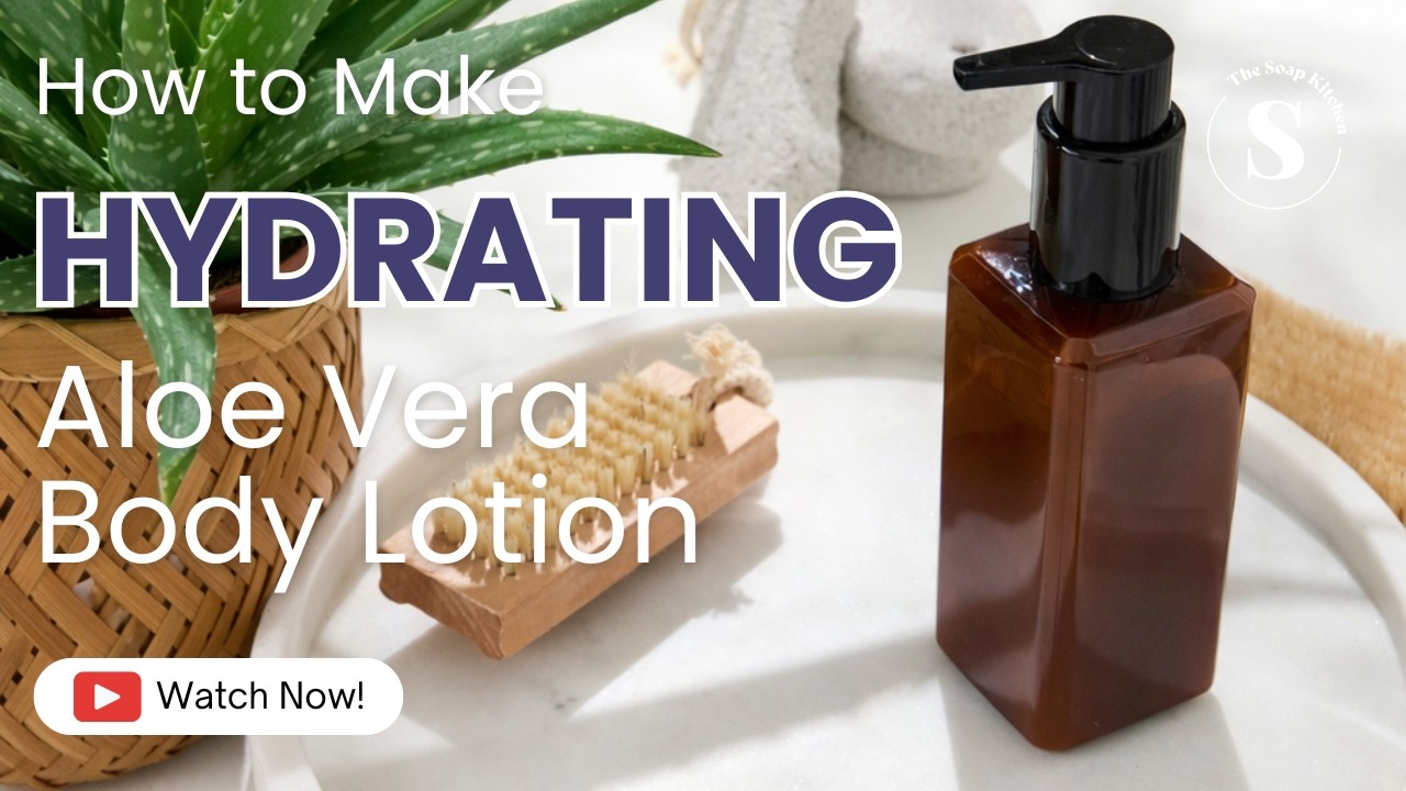 How To Make Aloe Vera Hydrating Body Lotion