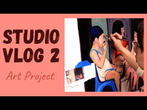 Art Vlog/ Art Project 2 (Time Lapse)