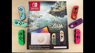 Nintendo switch oled Zelda special edition unboxing 2024 - YouTube