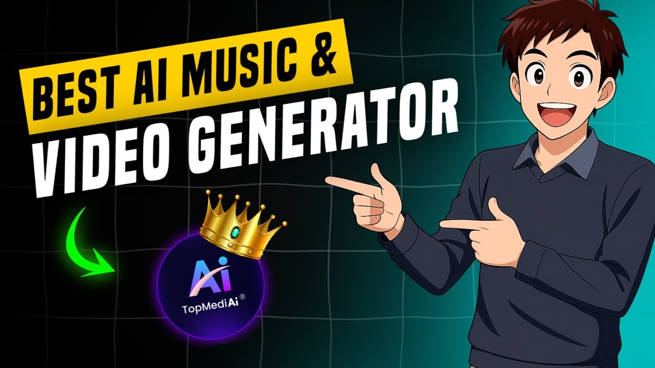 How To Make AI Background Music & Ai Music Video [ TopMediai ] 🔥