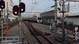 西武　30000系　8+2両編成　飯能駅発車　2020.03.13