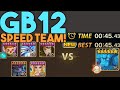 Giants B12 Sub 1 Minute Speed Team in Summoners War!