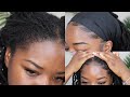 HOW I LAY MY EDGES W/ LOCS | BEST EDGE CONTROL FOR MY 4C HAIR | #KUWC