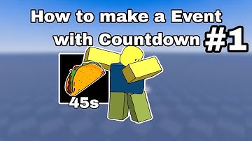 How to make Event with countdown in studio lite