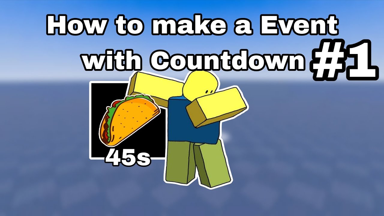 How to make Event with countdown in studio lite - YouTube