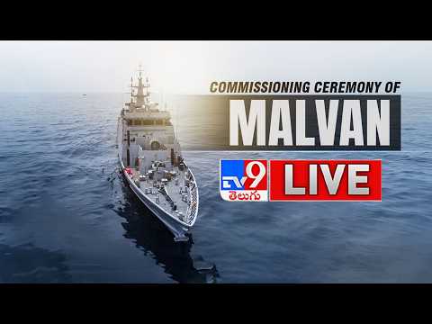 LIVE: INS Malvan Commissioning Ceremony | Indian Navy Welcomes New Warship | MALVAN - TV9 - TV9