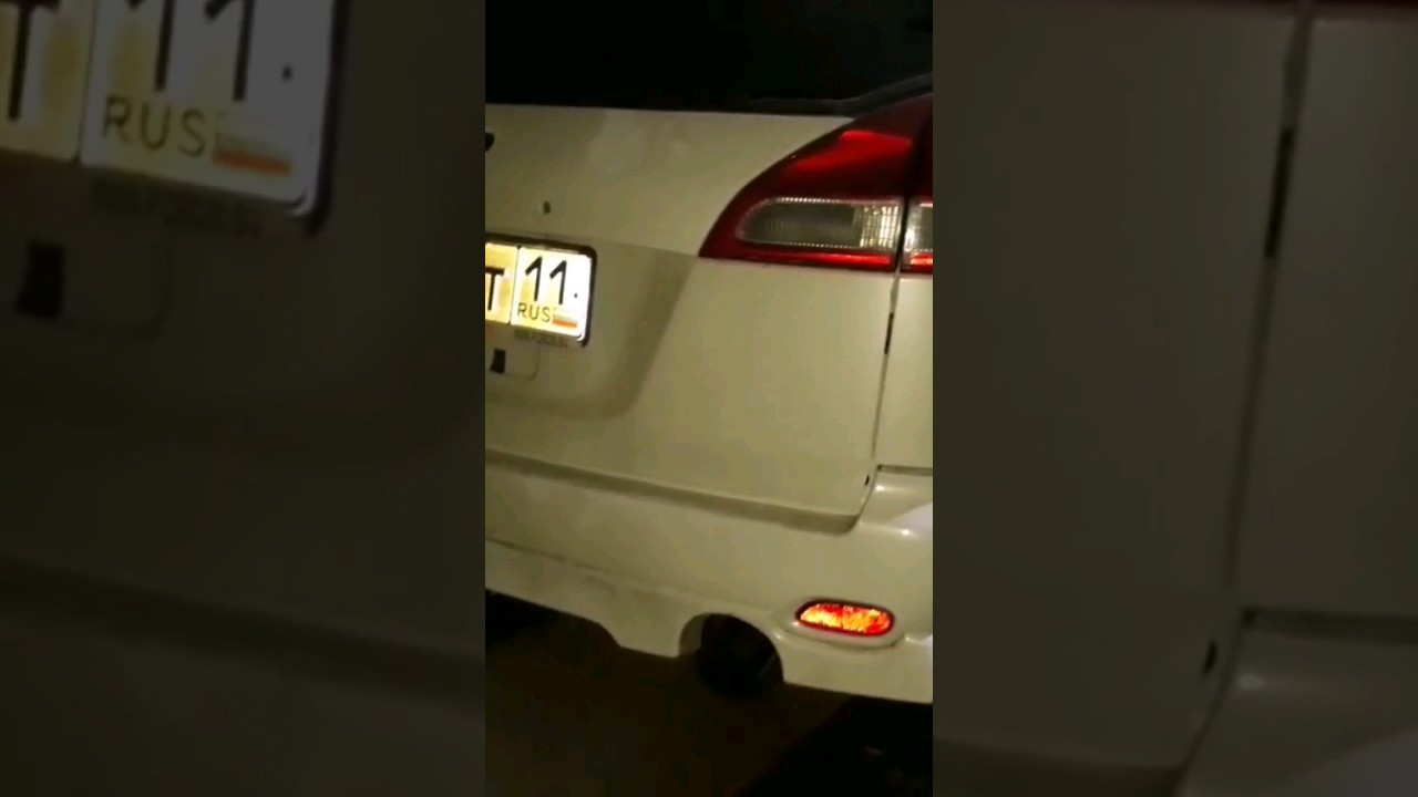 Моё самое первое видео. Выхлоп ProSport на ниссан вингроад. # ...