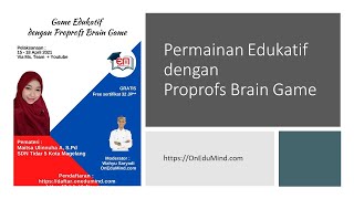 Membuat Game Edukatif dengan Proprofs Brain Game screenshot 5