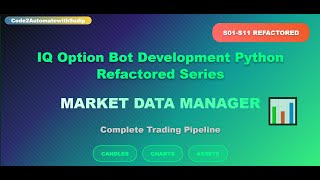 Build IQ Option API Client with Python Refactored Series: Market Data Manager & Asset Discovery