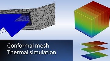Conformal mesh Thermal (battery) simulation | share topology
