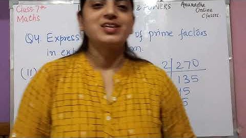 Class -7 Maths NCERT Ch-13 Exponents and Powers Ex-13.2  Q. 4 and Q.5( i )
