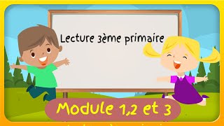 Apprendre à lire aux élèves de la 3ème année primaire (module 1,2 et 3)