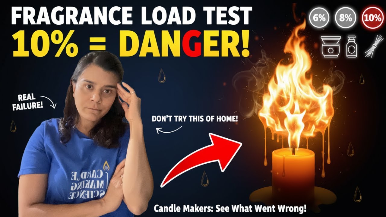 Fragrance Oil Load Test: 6% vs 8% vs 10% - The Results Will Shock You! 🔬