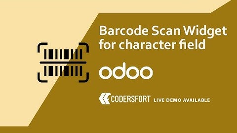 How to scan barcode and QR code with odoo | odoo mobile scanner | odoo webcam code scanner