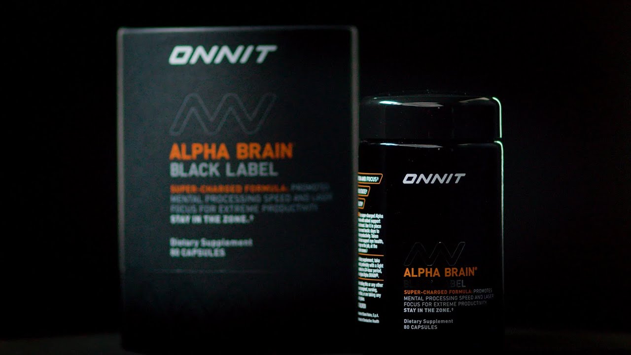 The Ultimate Get-Stuff-Done Formula: Alpha BRAIN® Black Label