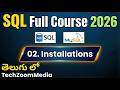 Setup MySQL on Your System | Install MySQL Server & Workbench | SQL Course in Telugu | TechZoomMedia