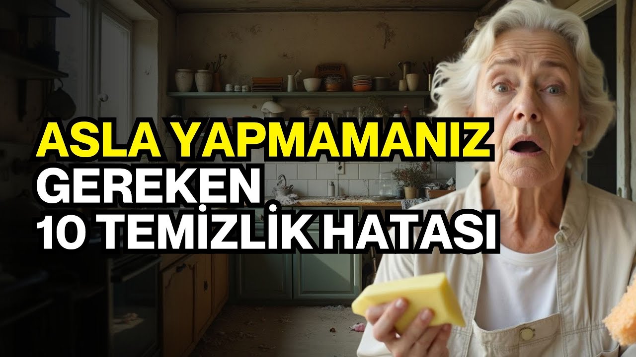 EVİNİZİ DAHA KİRLETEN 10 TEMİZLİK HATASI