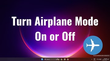 How To Turn Airplane Mode On or Off in Windows 11