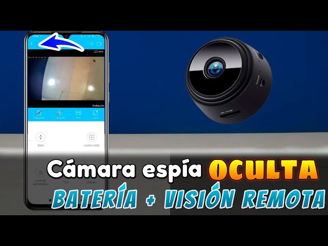 Unboxing MI•IDYT Mini Camara Espia Oculta Bluetooth Vídeo Vigilancia HD  1080P Review en Español 