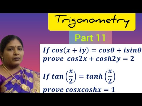TRIGONOMETRY/HYPERPBOIC FUNCTION/EXAMPLE 6&7/BSC