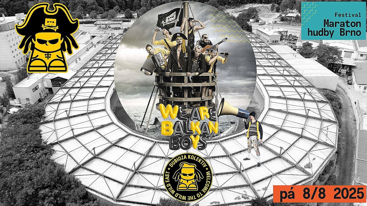 DUBIOZA KOLEKTIV Velodrom Brno Maraton hudby
