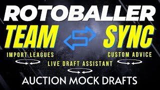 2024 NFL Team Sync Tutorials - Mock Draft (Salary Cap / Auction) | RotoBaller