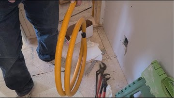 How To Cut & Install CSST Flexable Gas Propane Pipe!