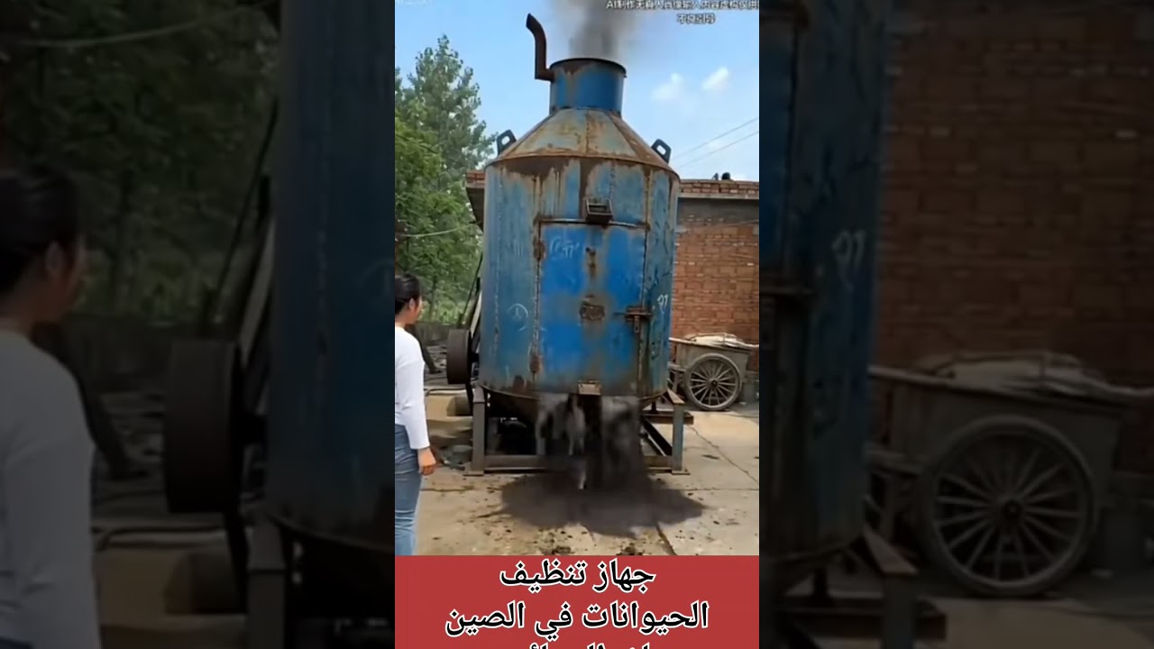 #جهاز_تنظيف_الحيوانات_في_الصين #يحدث_في_الصين #ما_رأيك #هتضحك #بلاد_العجائب #shorts @hdeel