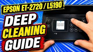 Epson Et2720 U0026 L5190 Power Cleaning  Fix All Printing Problems