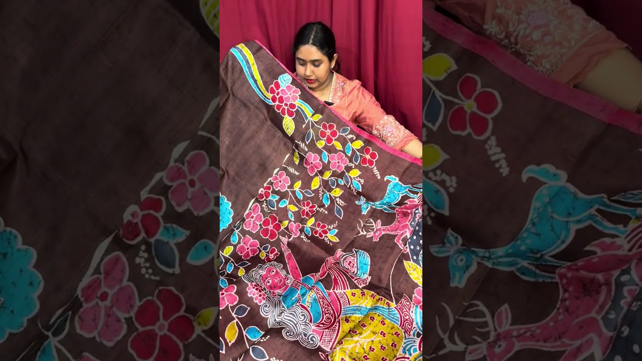 Batik silk sarees 