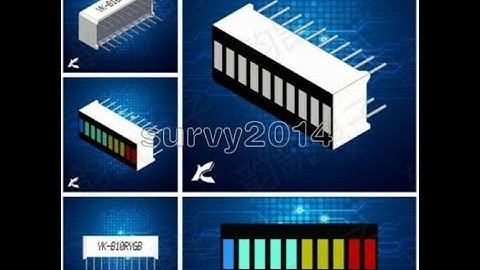 5v LED bar graph testing using LM3914