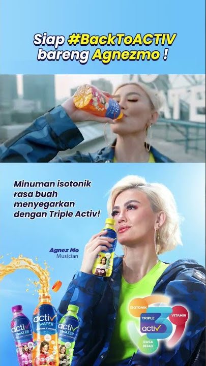 Baru, ACTIV WATER dengan Triple Activ!