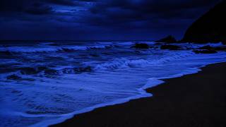 Fall Asleep With Ocean Waves All Night | Powerful Waves Roaring Through the Quiet Night