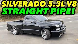 2005 Chevy Silverado 5.3L V8 Exhaust w/ STRAIGHT PIPE!