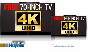 Final Saturday Free Tv 40-70% Off At Haynes & More