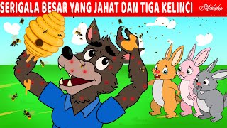 Serigala Besar Yang Jahat dan Tiga Kelinci | Kartun Anak Anak | Bahasa Indonesia Cerita Anak