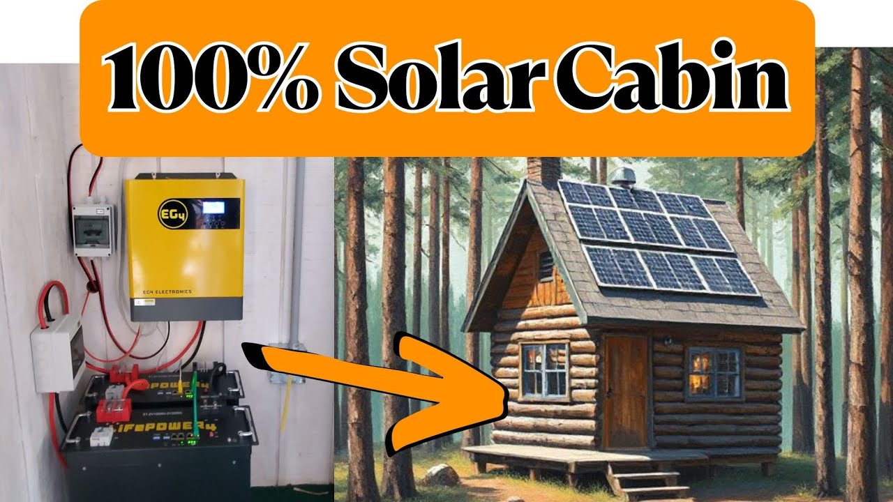 DIY Off-grid Cabin Solar