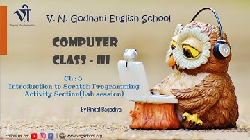 Computer for Class 3 | Ch: 5 Activity Section(Lab session, Q.A) By Rinkal Bagadiya